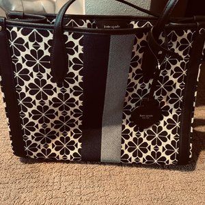 Blue Kate Spade Canvas Purse